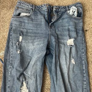 Jeans super high rise wide leg SO size 15 super cute they just don’t fit me